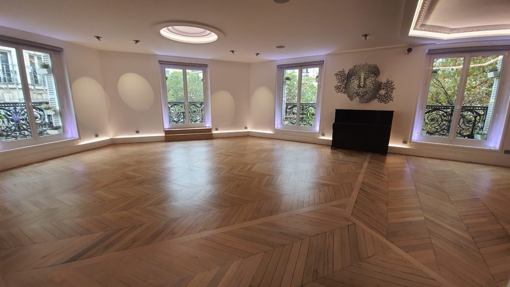 Un chantier assuré par Patrick Services Parquets